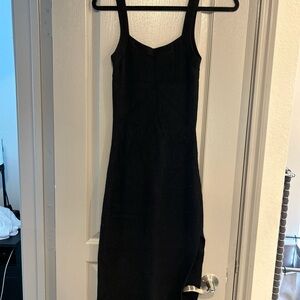 Babaton Black Midi Dress